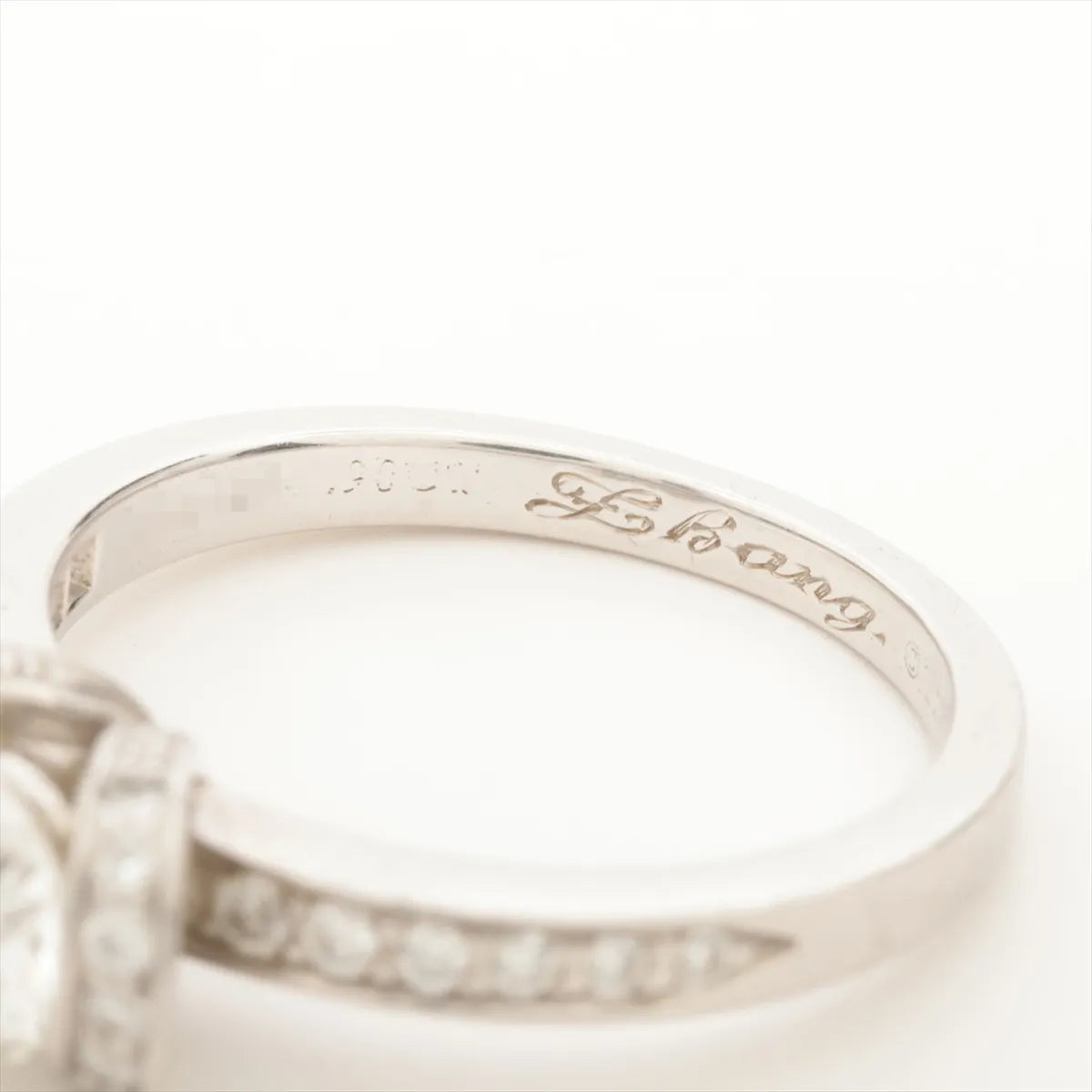 Tiffany & Co. Ribbon Diamond Ring Platinum