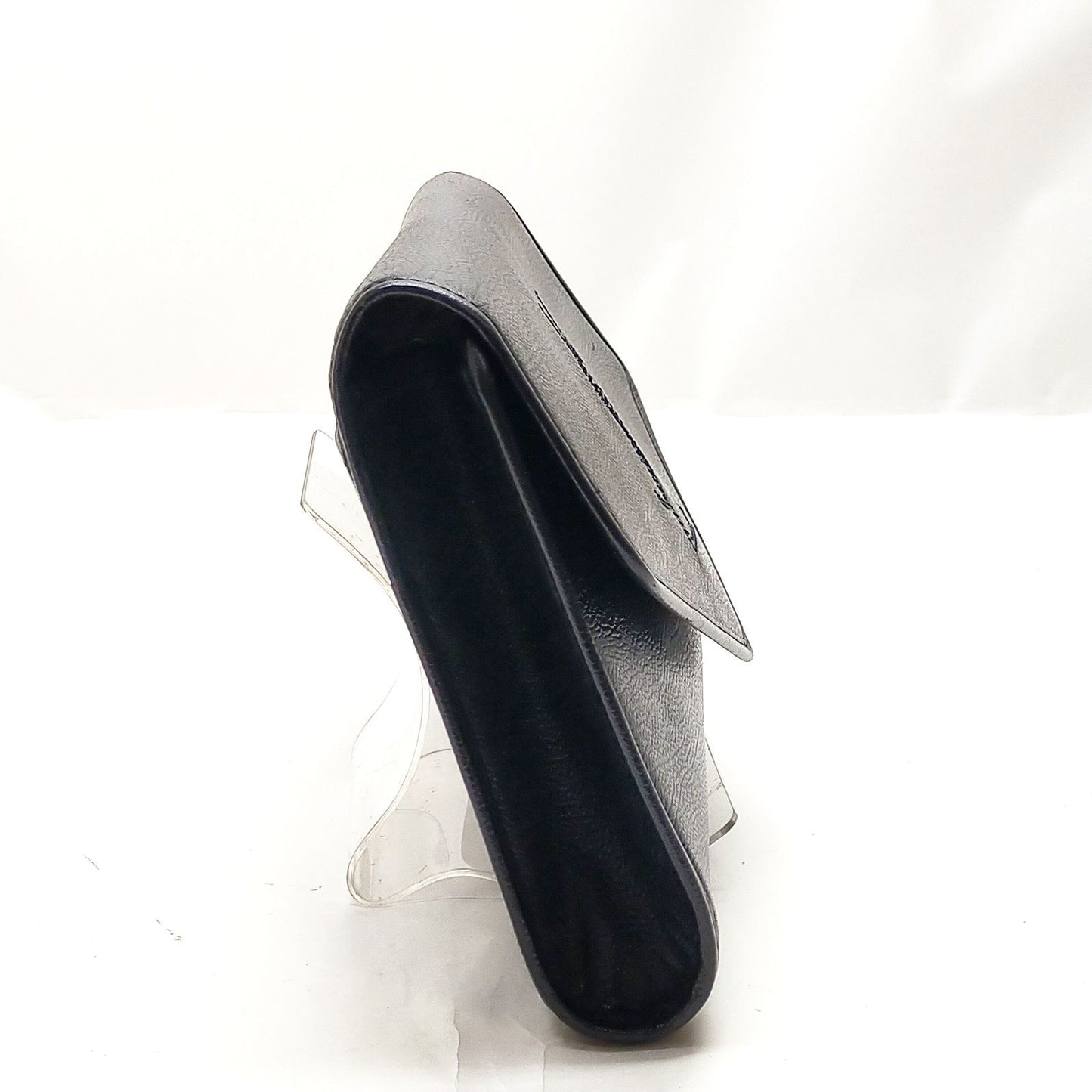 Yves Saint Laurent Leather Clutch Bag Black