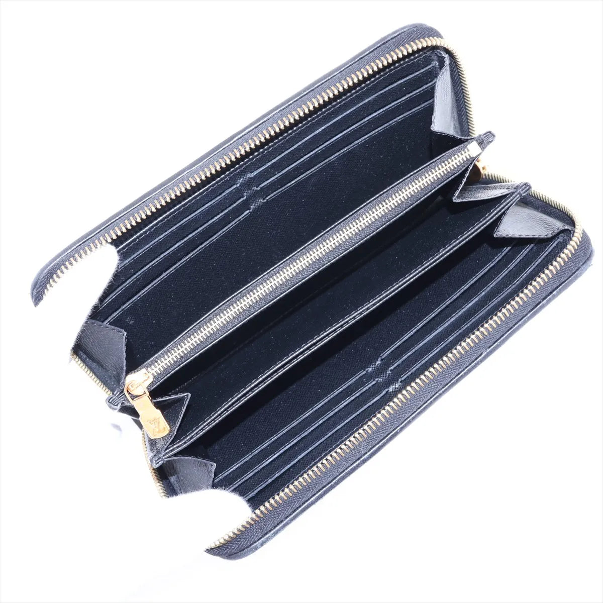 Louis Vuitton By The Pool Zippy Wallet Black x Beige