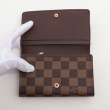 Load image into Gallery viewer, Louis Vuitton Damier Ebene Porte Monnaie Billets Tresor Wallet