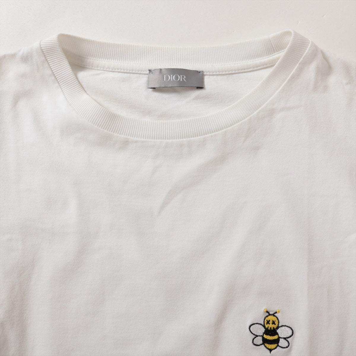 KAWS x Dior Bee Logo Short Sleeve White