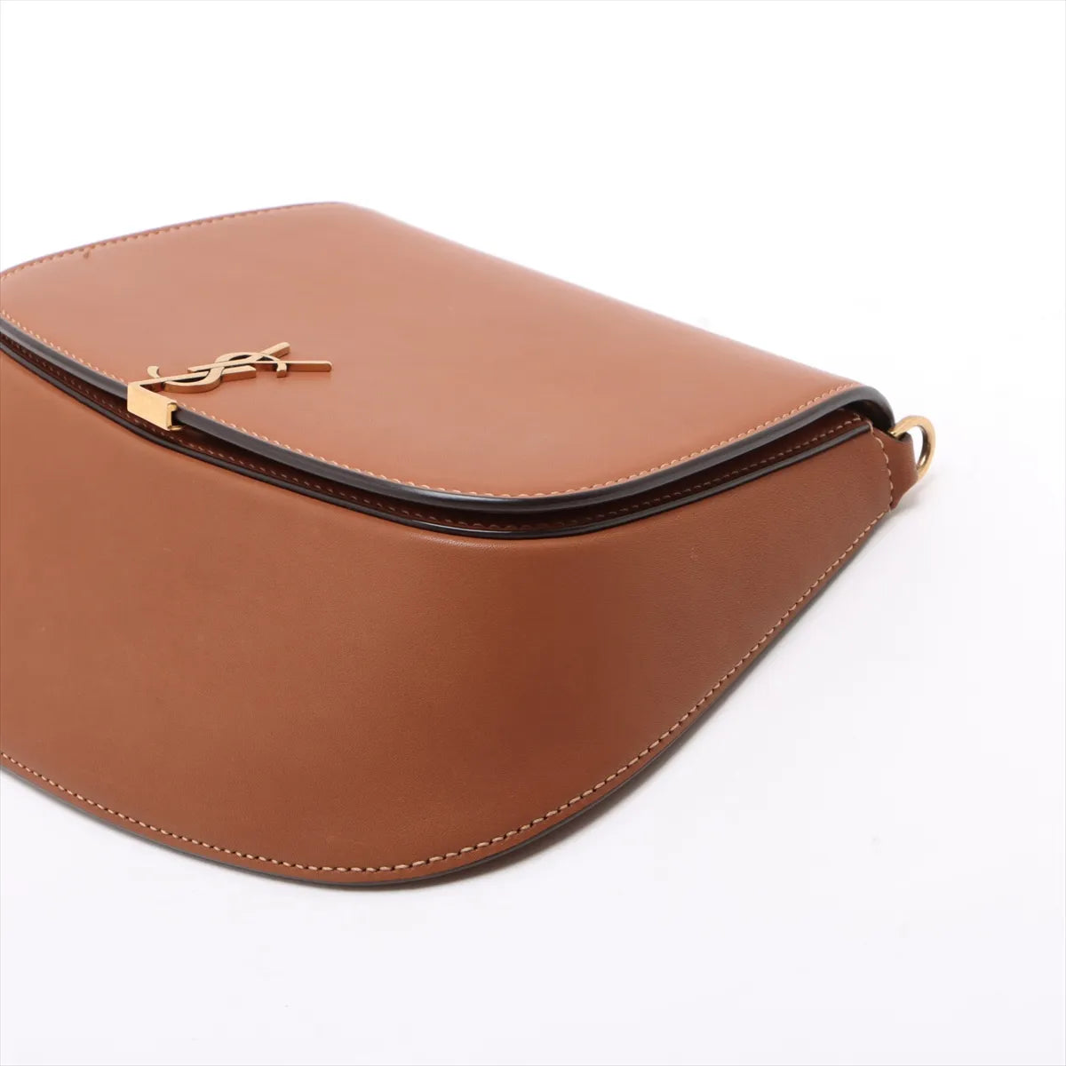 Saint Laurent Paris Voltaire Mini Leather Shoulder Bag Brown