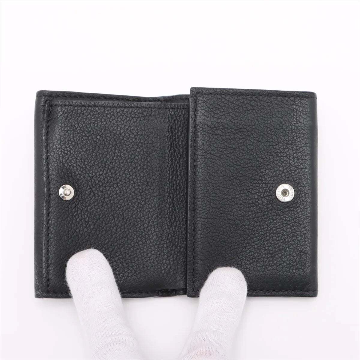 Louis Vuitton Taurillon Lockmini Wallet Noir