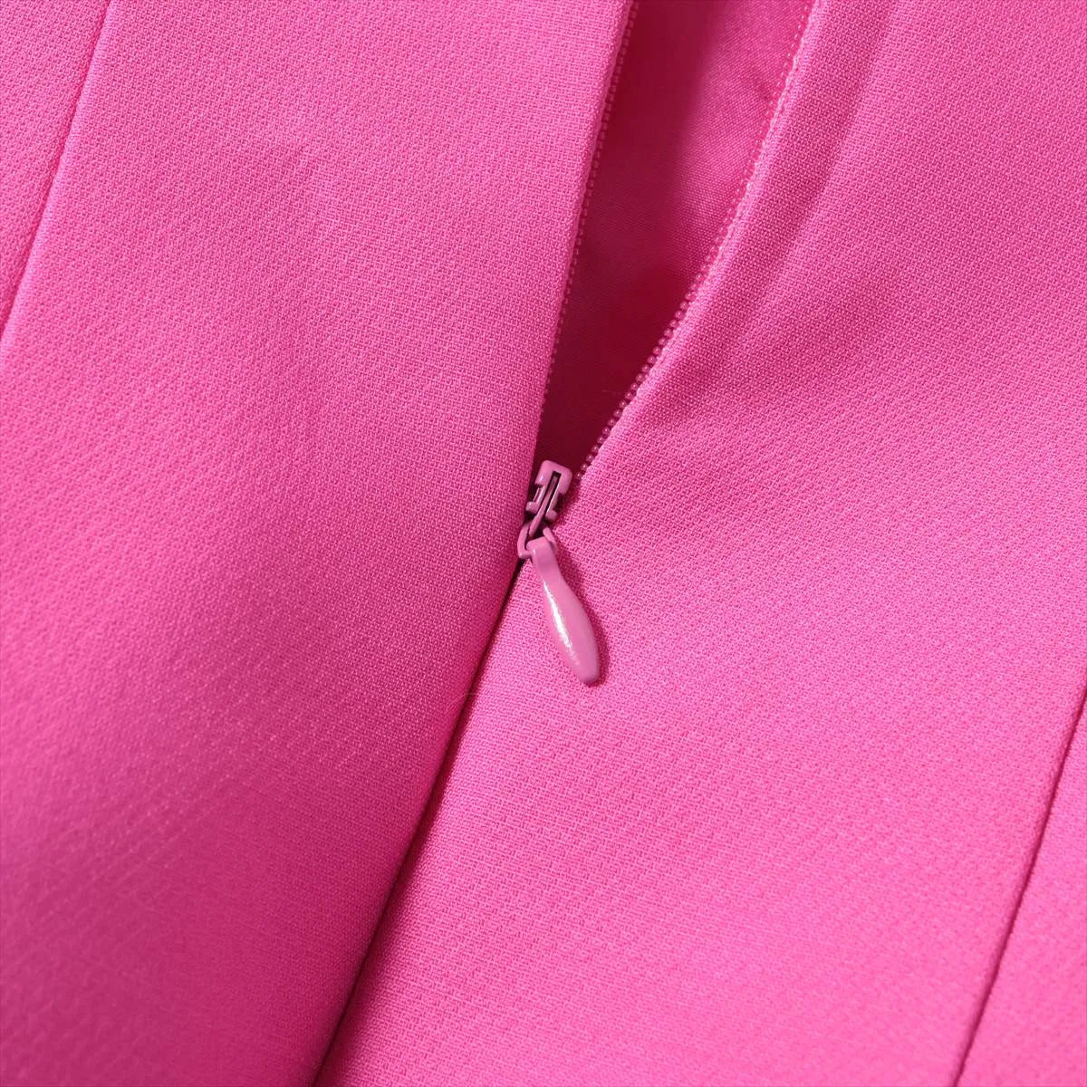 Valentino Wool Silk Mini Dress Pink