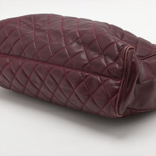 Load image into Gallery viewer, Chanel Matelasse Lambskin Chain Tote Bag Bordeaux