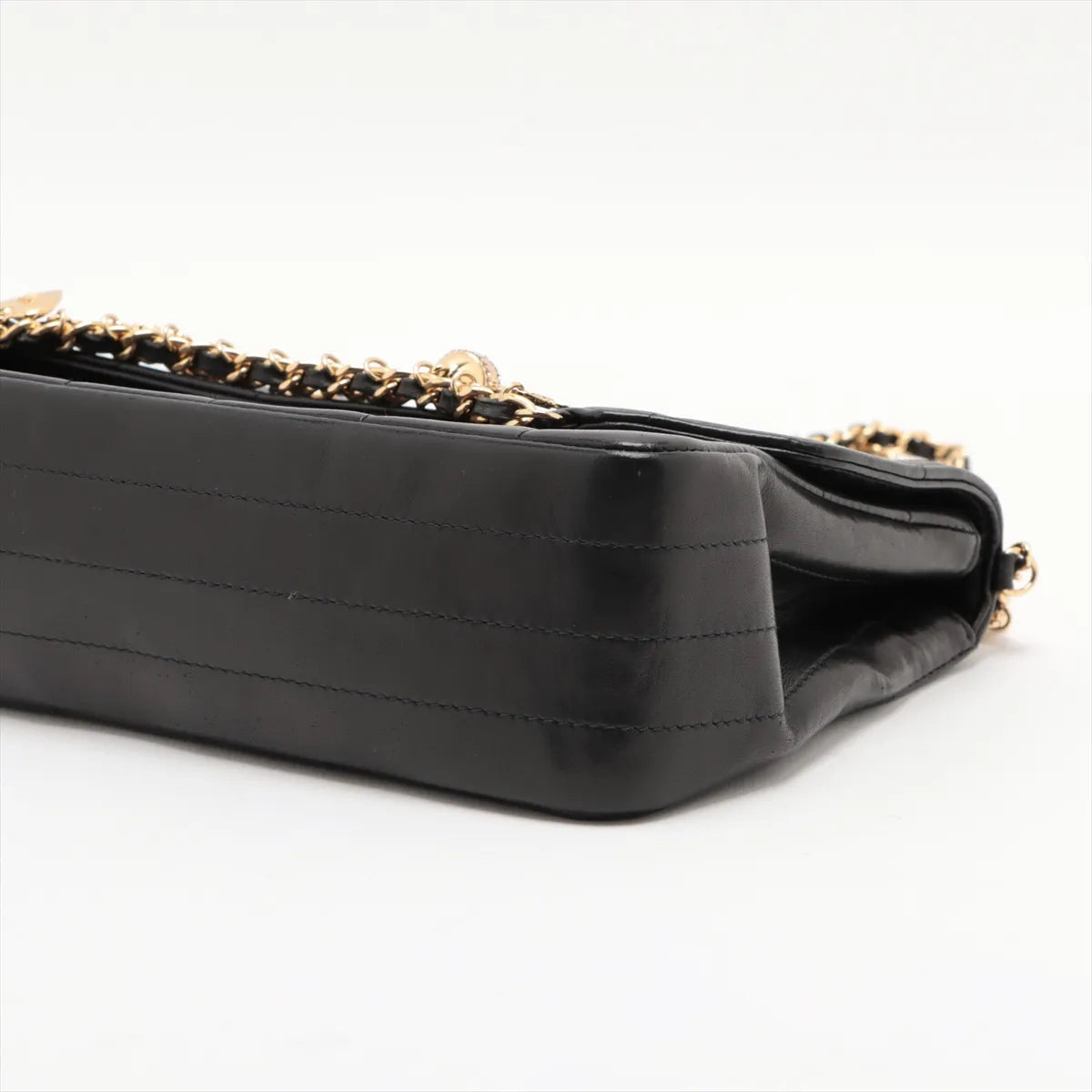 Chanel Chocolate Bar Lambskin Charm Chain Shoulder Bag Black *PREORDER*