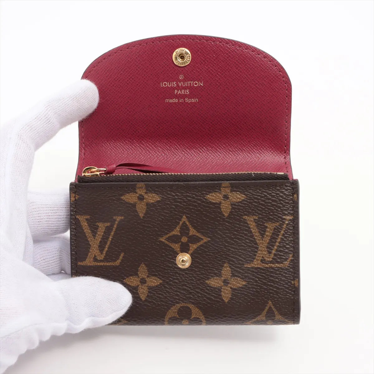 Louis Vuitton Monogram Rosalie Coin Purse Fuschia