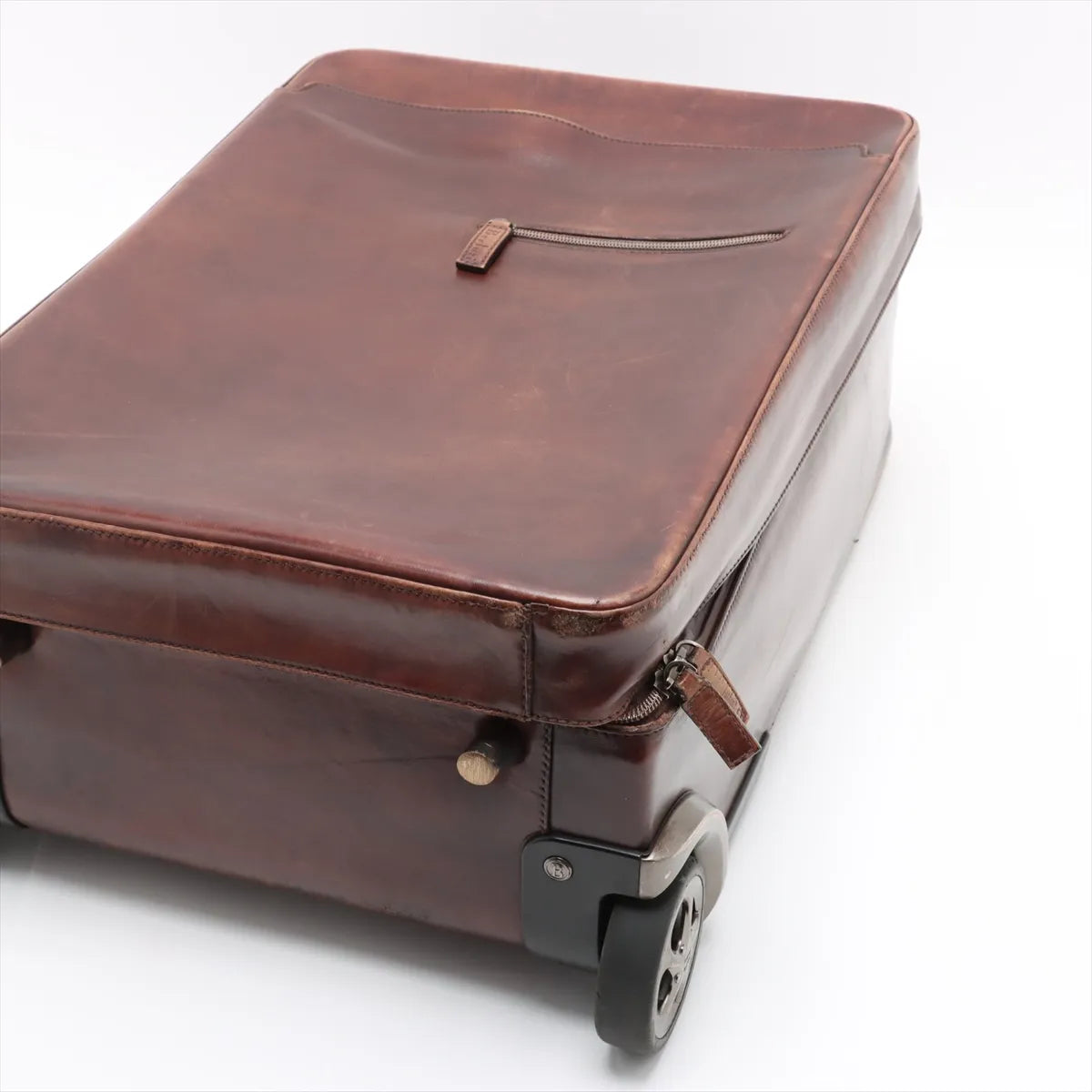 Berluti Formula 1000 Leather Suitcase Brown