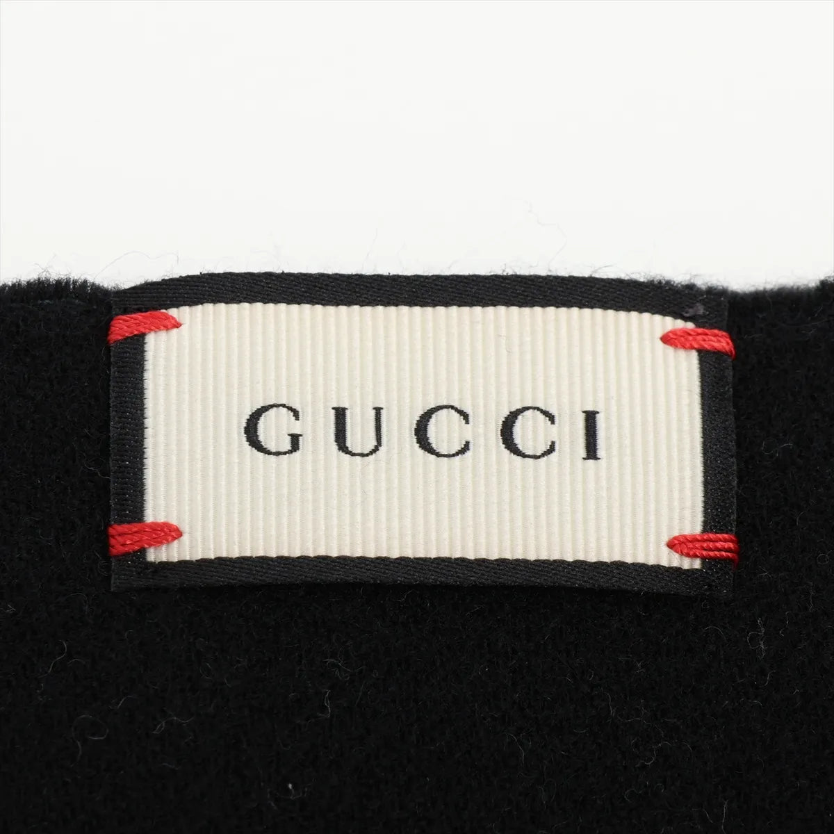 Gucci GG Fabric Scarf Black x Gray