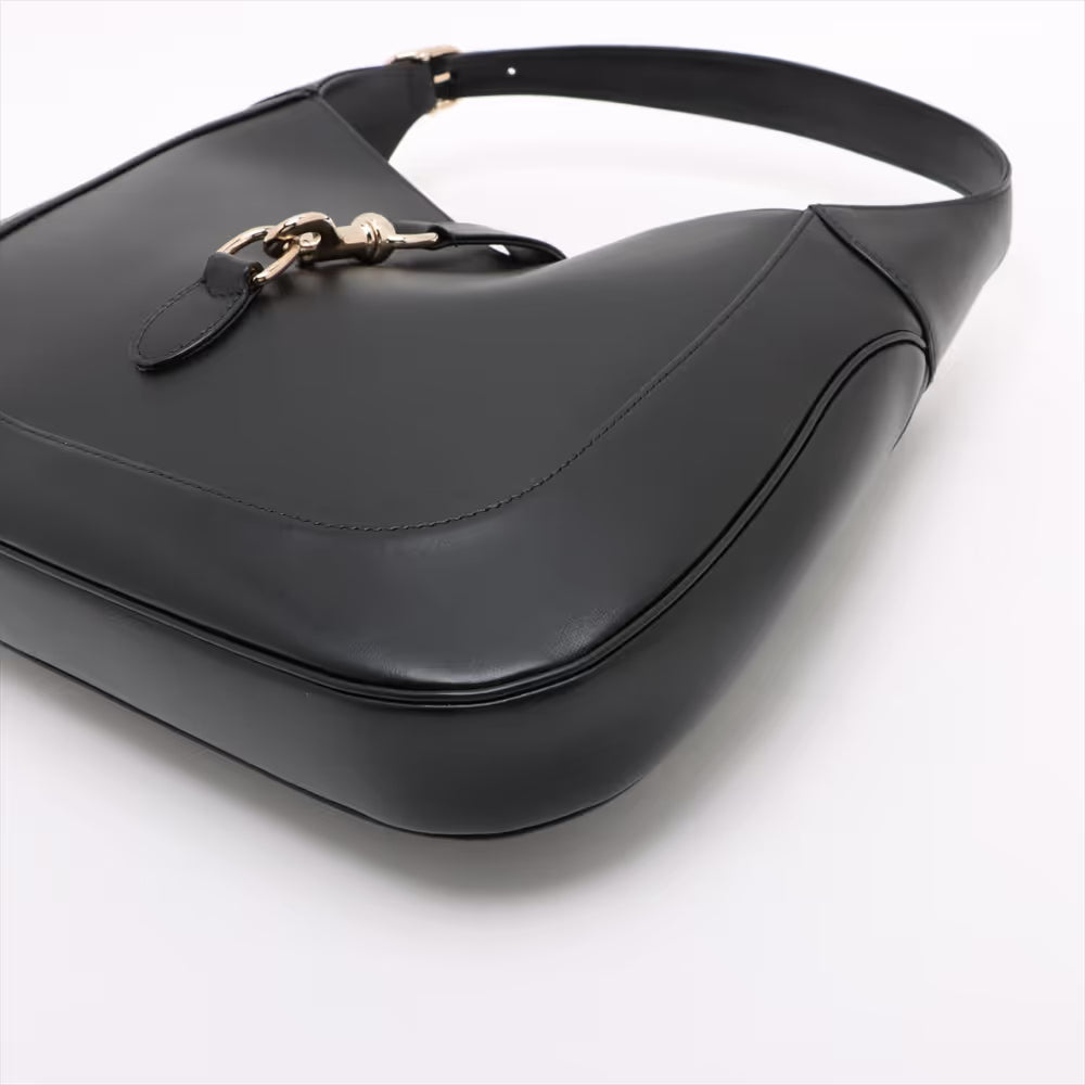 Gucci Jackie Leather Shoulder Bag Black