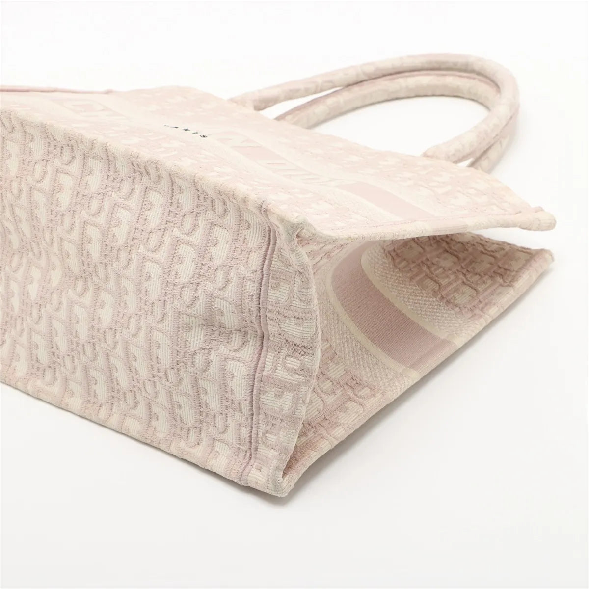 Christian Dior Oblique Book Tote Medium Canvas Bag Pink
