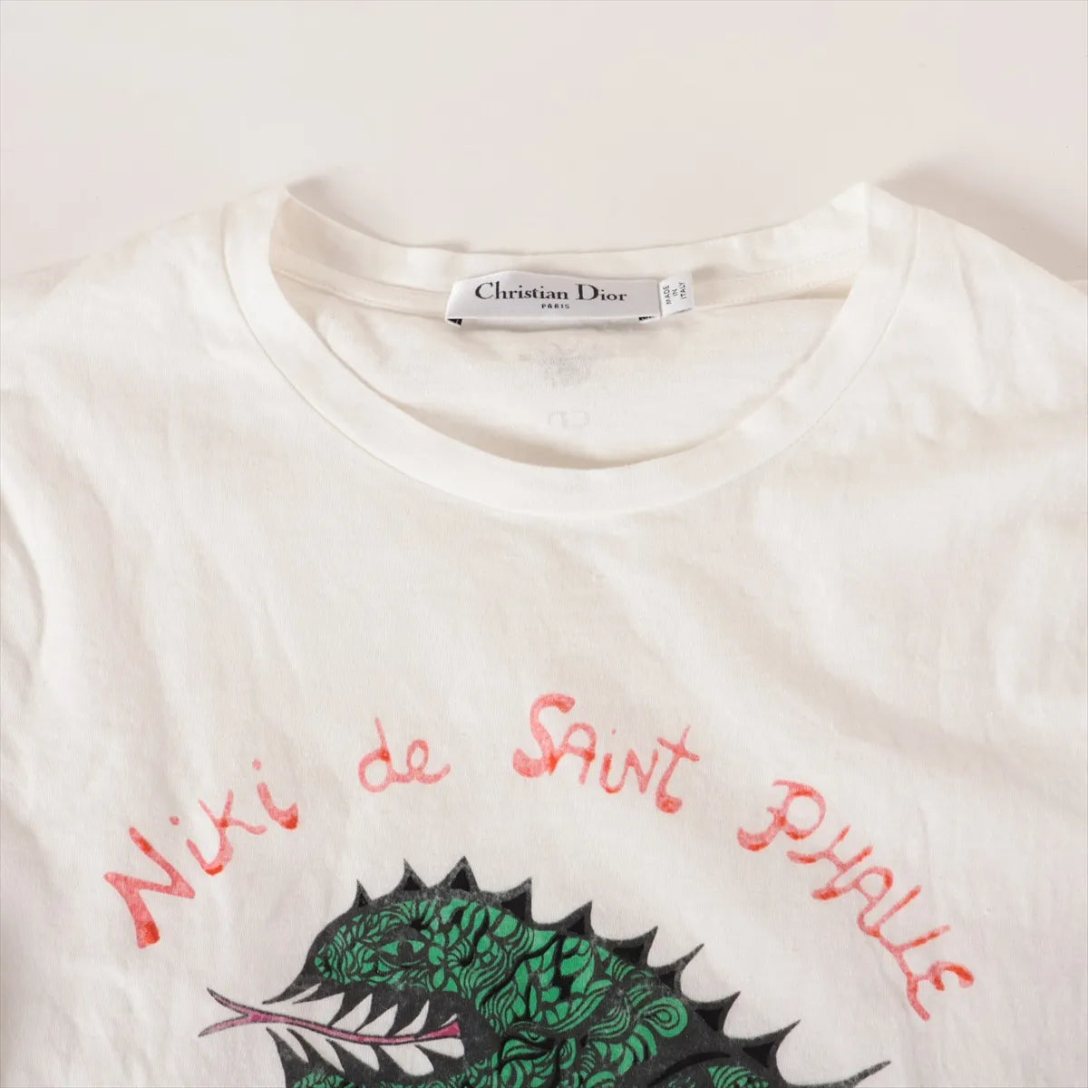 Christian Dior x Niki de Saint Phalle Cotton T-shirt White