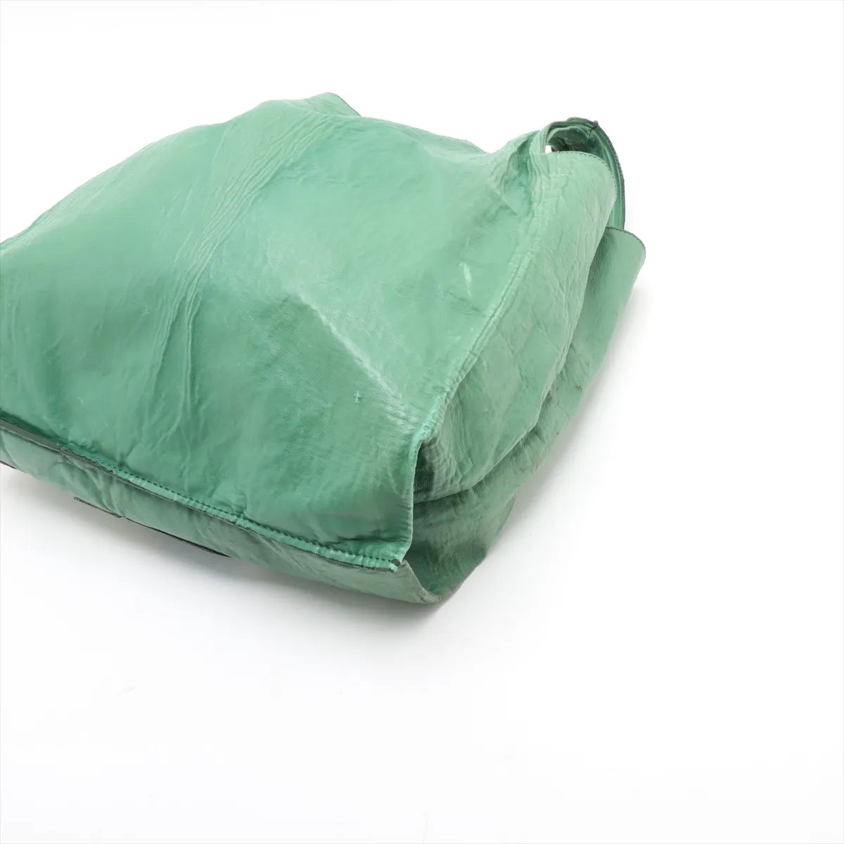 Prada Leather Tote Bag Green