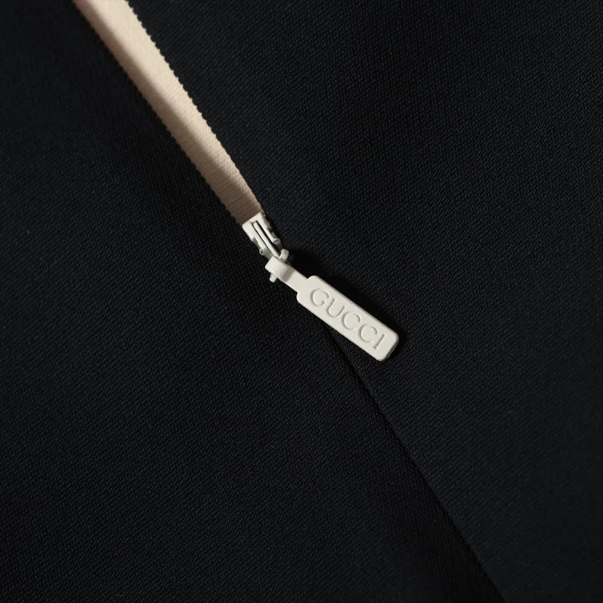 Gucci Floral Wool Long Sleeve Dress Black