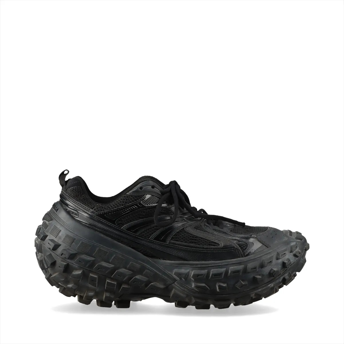 Balenciaga Bouncer Leather Men's Sneakers Black