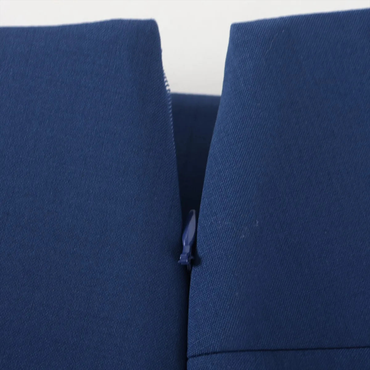 Louis Vuitton Wool x Polyurethane Skirt Blue