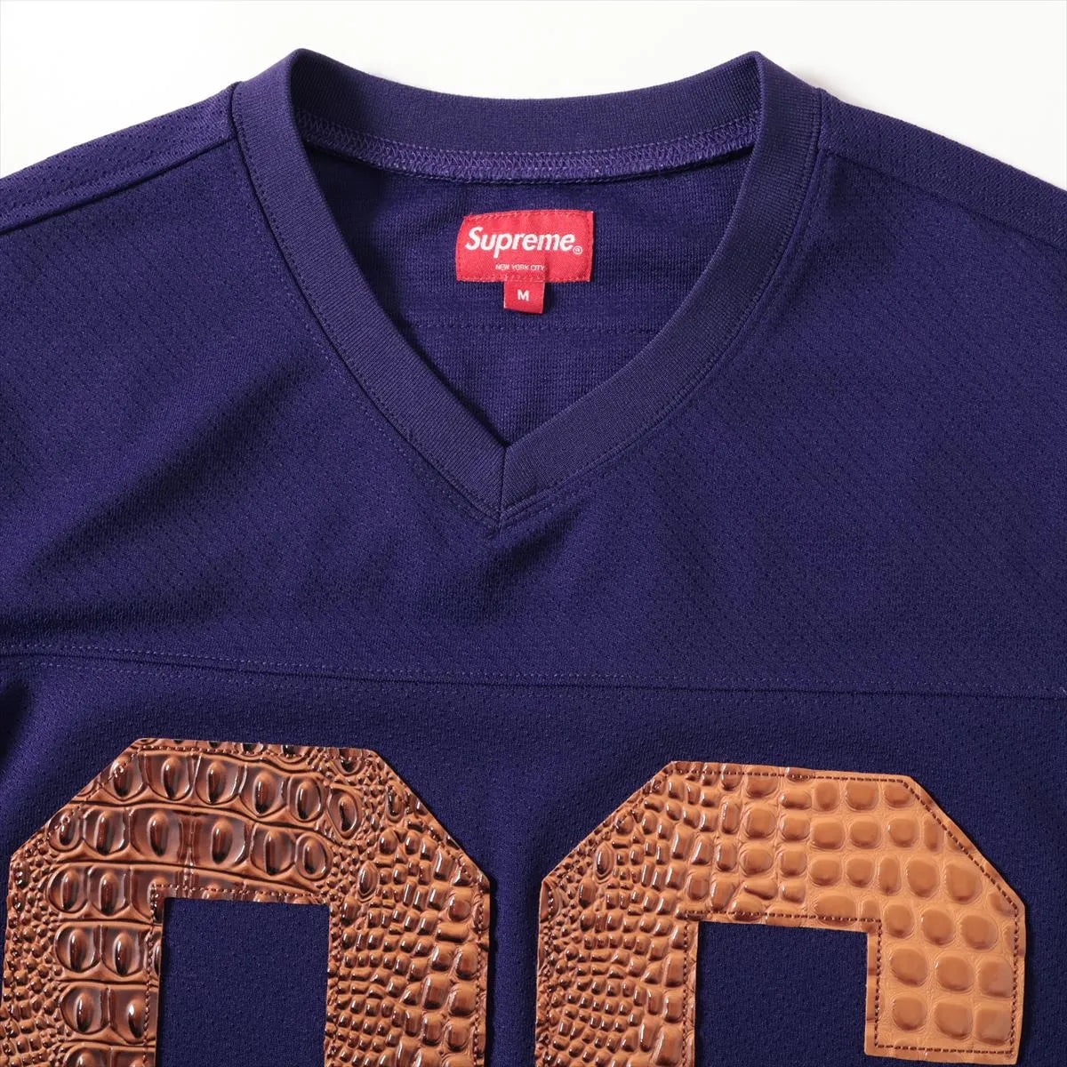 Supreme Polyester Football Jersey T-shirt Purple