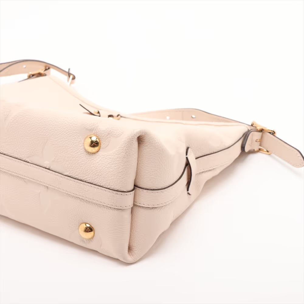 Louis Vuitton Monogram Empreinte CarryAll PM Creme