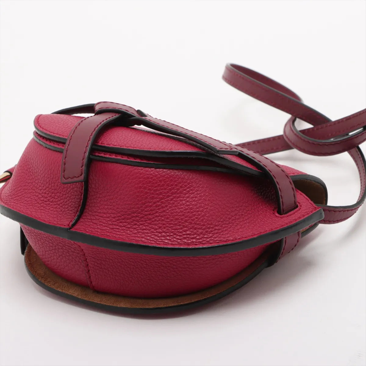 Loewe Mini Gate Leather Shoulder Bag Red