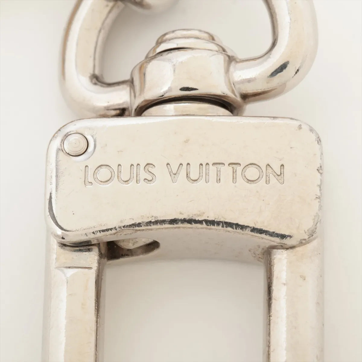 Louis Vuitton Round LV Logo Two-toned Bag Charm and Keyring