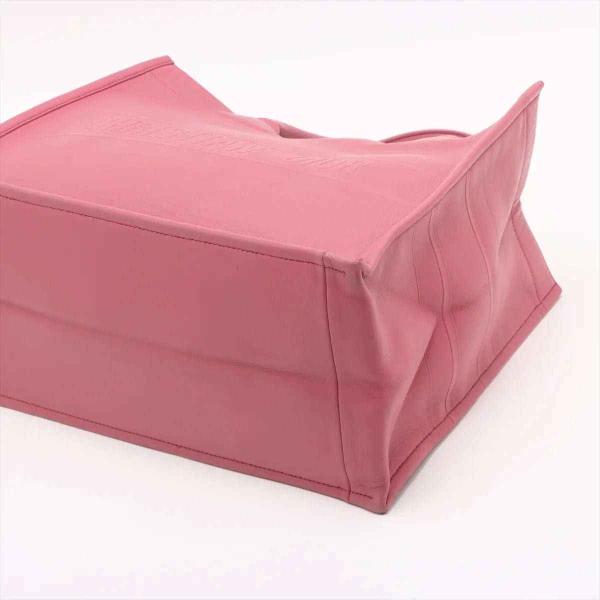 Christian Dior Book Tote Medium Leather Tote Bag Pink