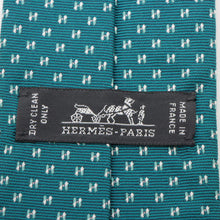 Load image into Gallery viewer, Hermès  H Scintillant Necktie Silk Green