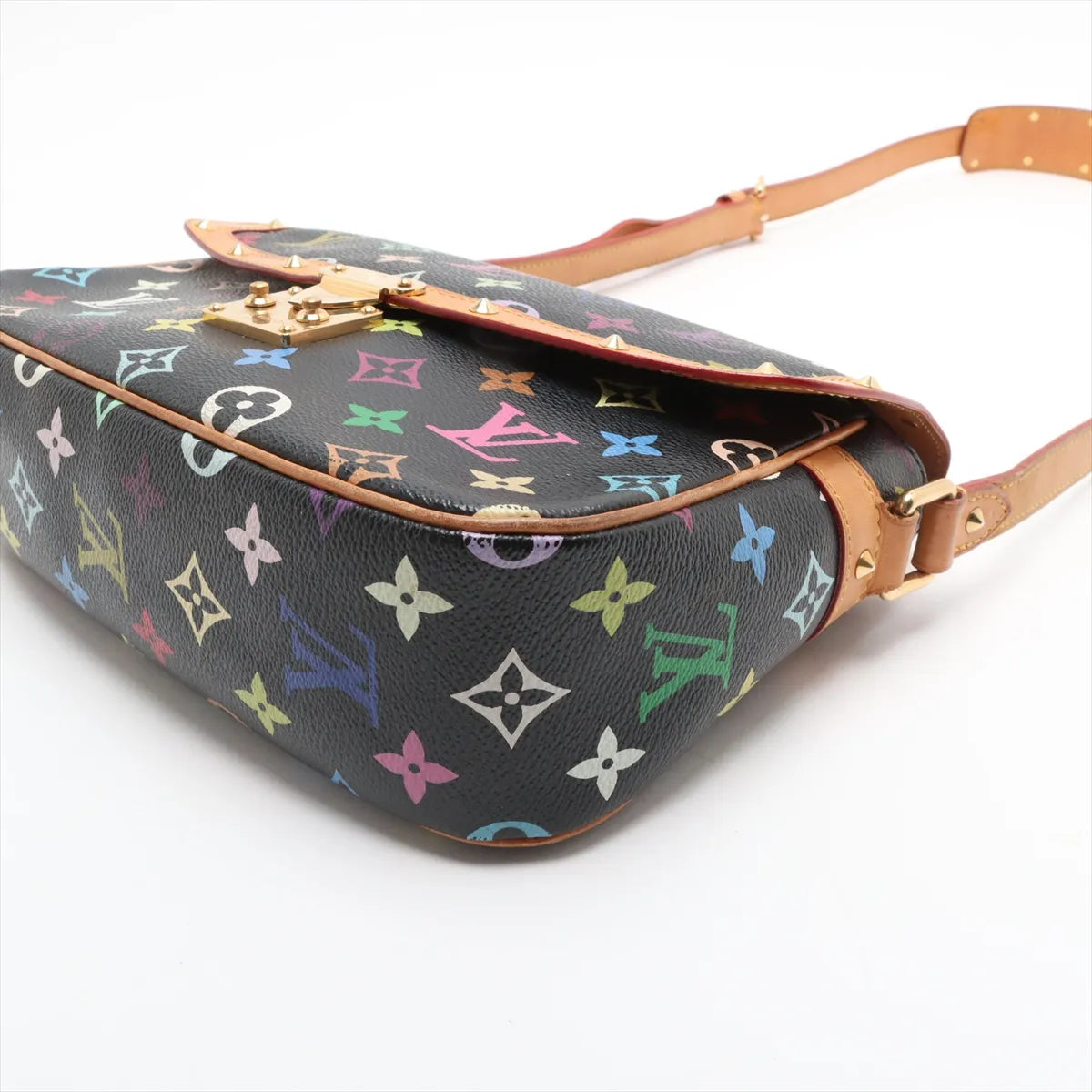 Louis Vuitton Monogram Multicolor Sologne Black