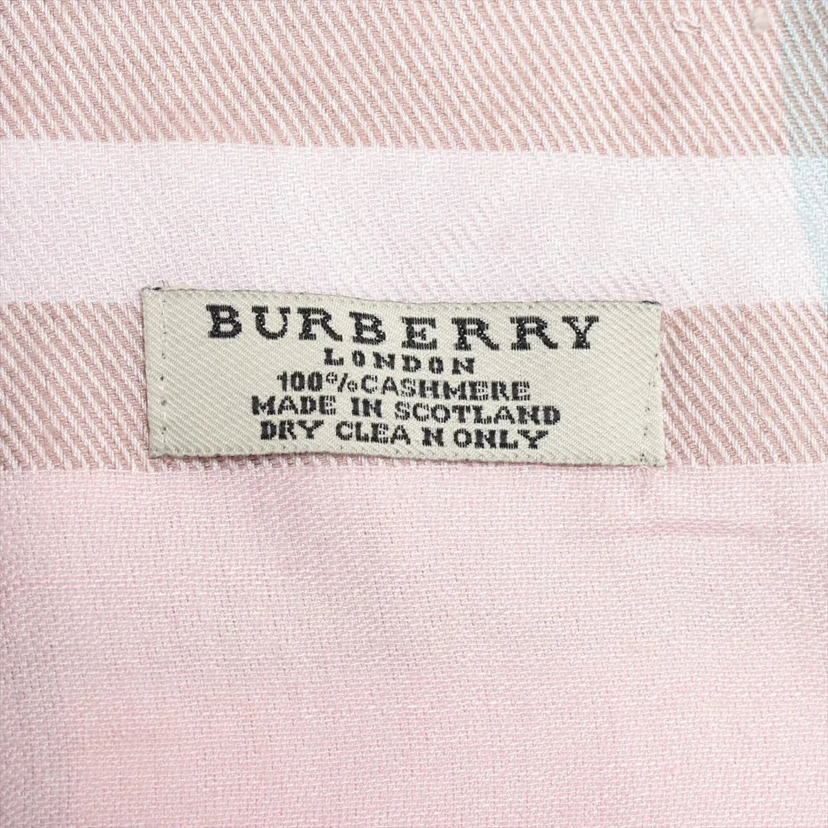 Burberry Nova Check Cashmere Scarf Pink