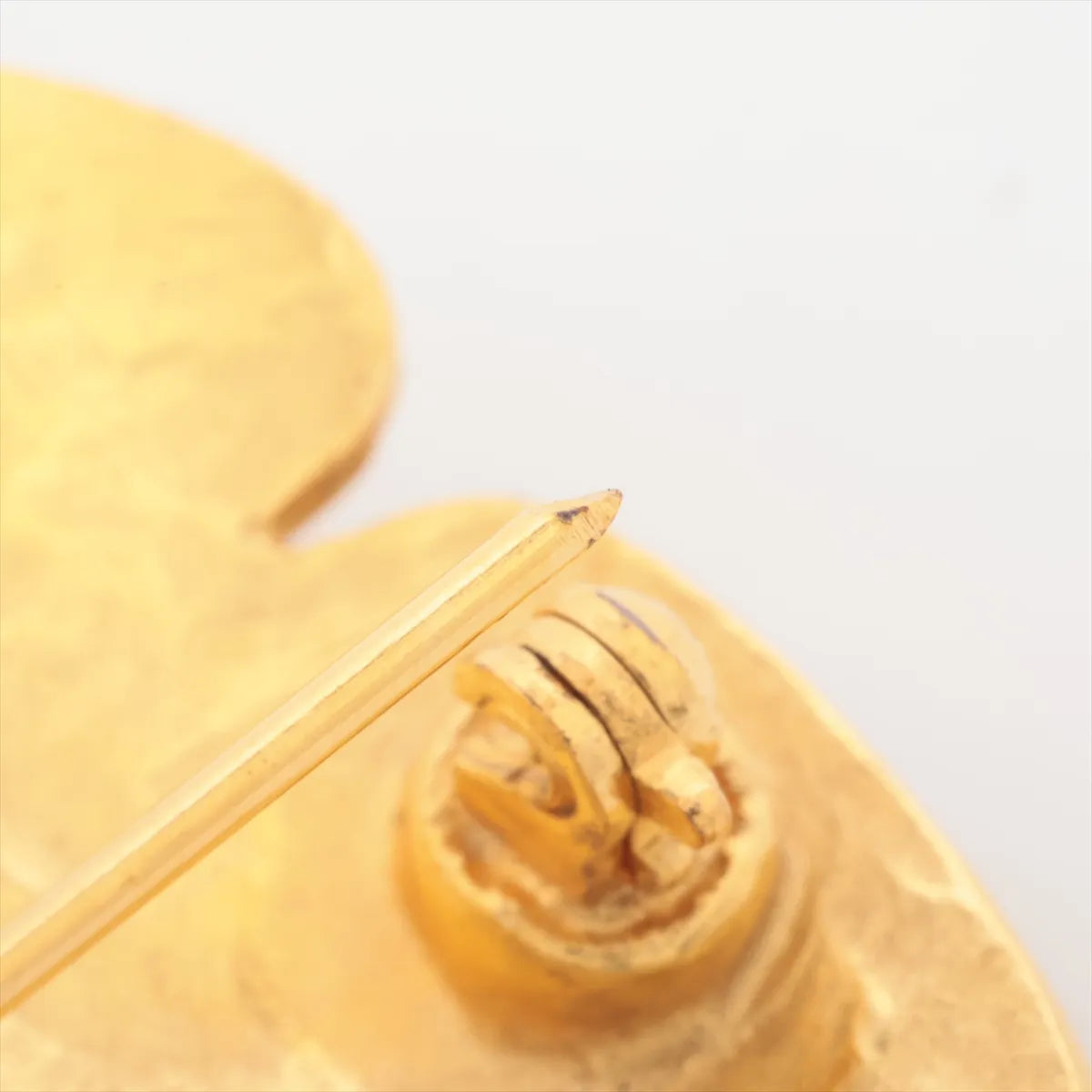 Chanel CC Logo Pearl Brooch