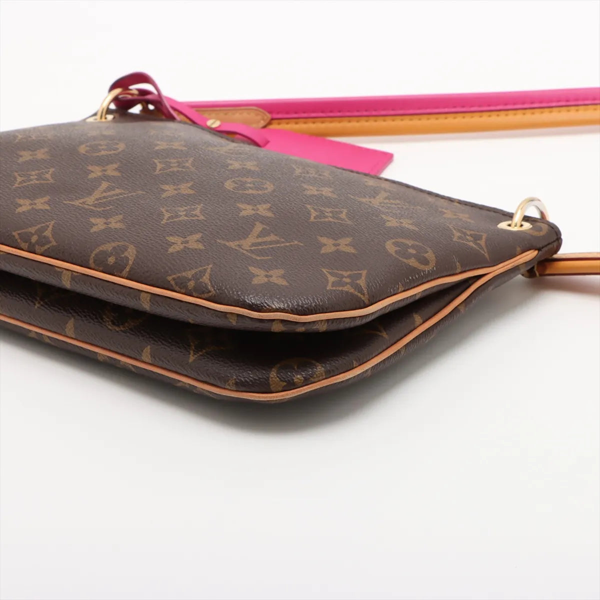 Louis Vuitton Monogram Loretta Shoulder Bag Brown