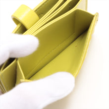 Load image into Gallery viewer, Designer Bottega Veneta Intrecciato Leather Card Case Lime