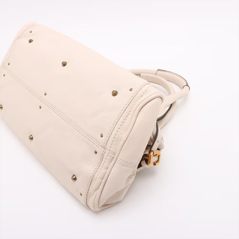 Chloe Paddington Leather Handbag Ivory