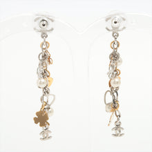 Load image into Gallery viewer, Authentic Chanel CC Clover Drop Stud Earring