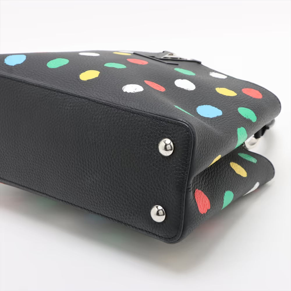 Louis Vuitton x Yayoi Kusama Capucines MM Black x Multicolor