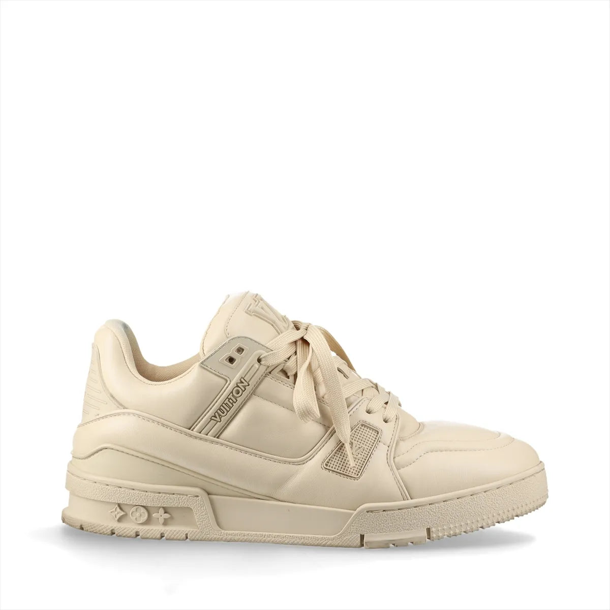 Louis Vuitton LV Trainer Leather Sneaker Beige