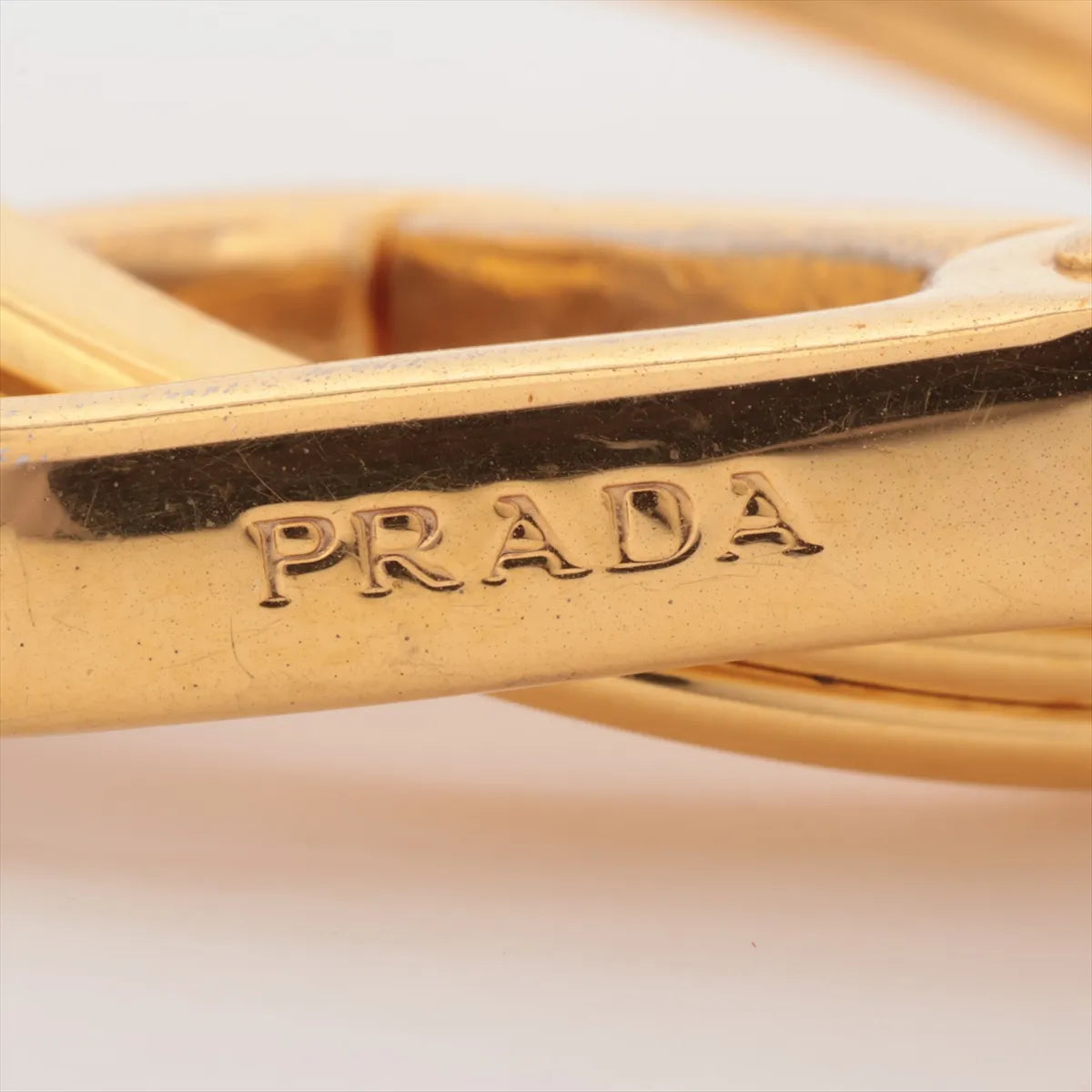 Prada Bear Bag Charm Beige