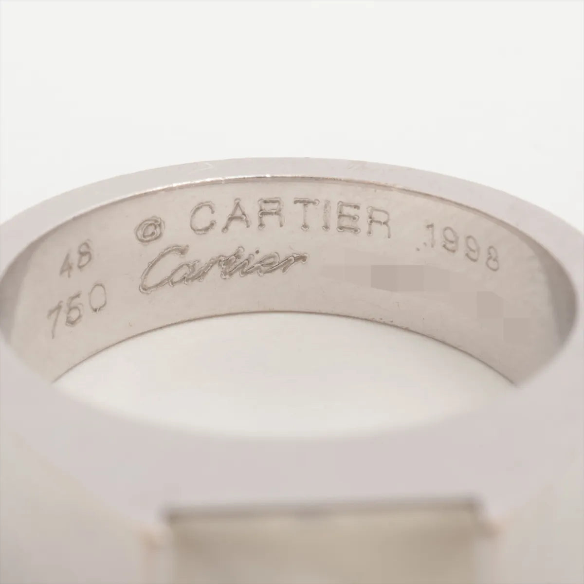 Cartier Tank Moonstone Ring White Gold
