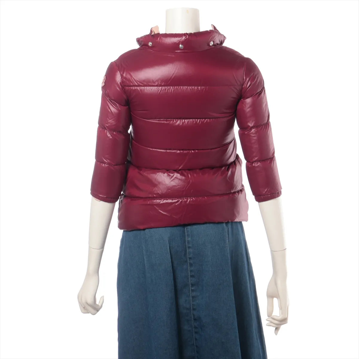 Moncler Childrens Nylon Down Jacket Red