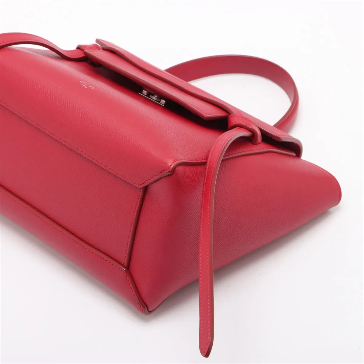 Celine Micro Leather Two-Way Belt Bag Red