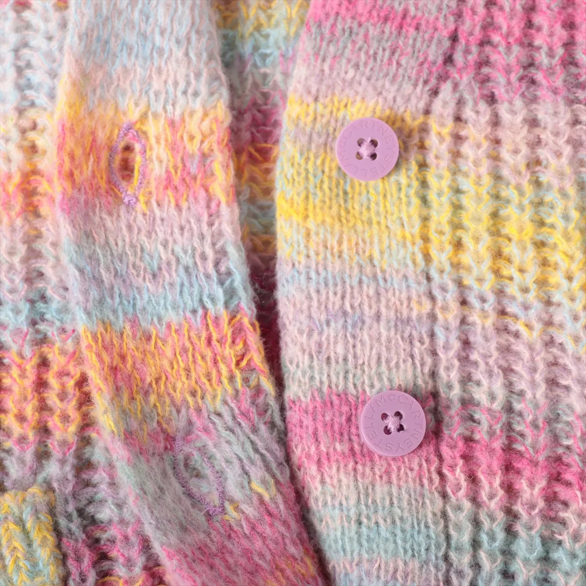 Stella McCartney Kids Polyester Cardigan Multicolor