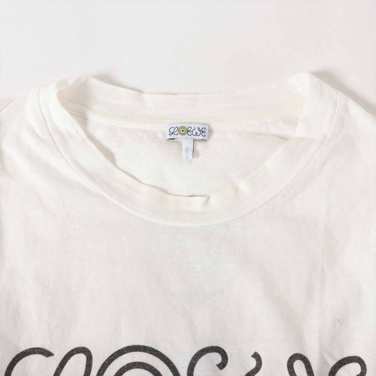 Loewe Nature Print Cotton T-shirt  White