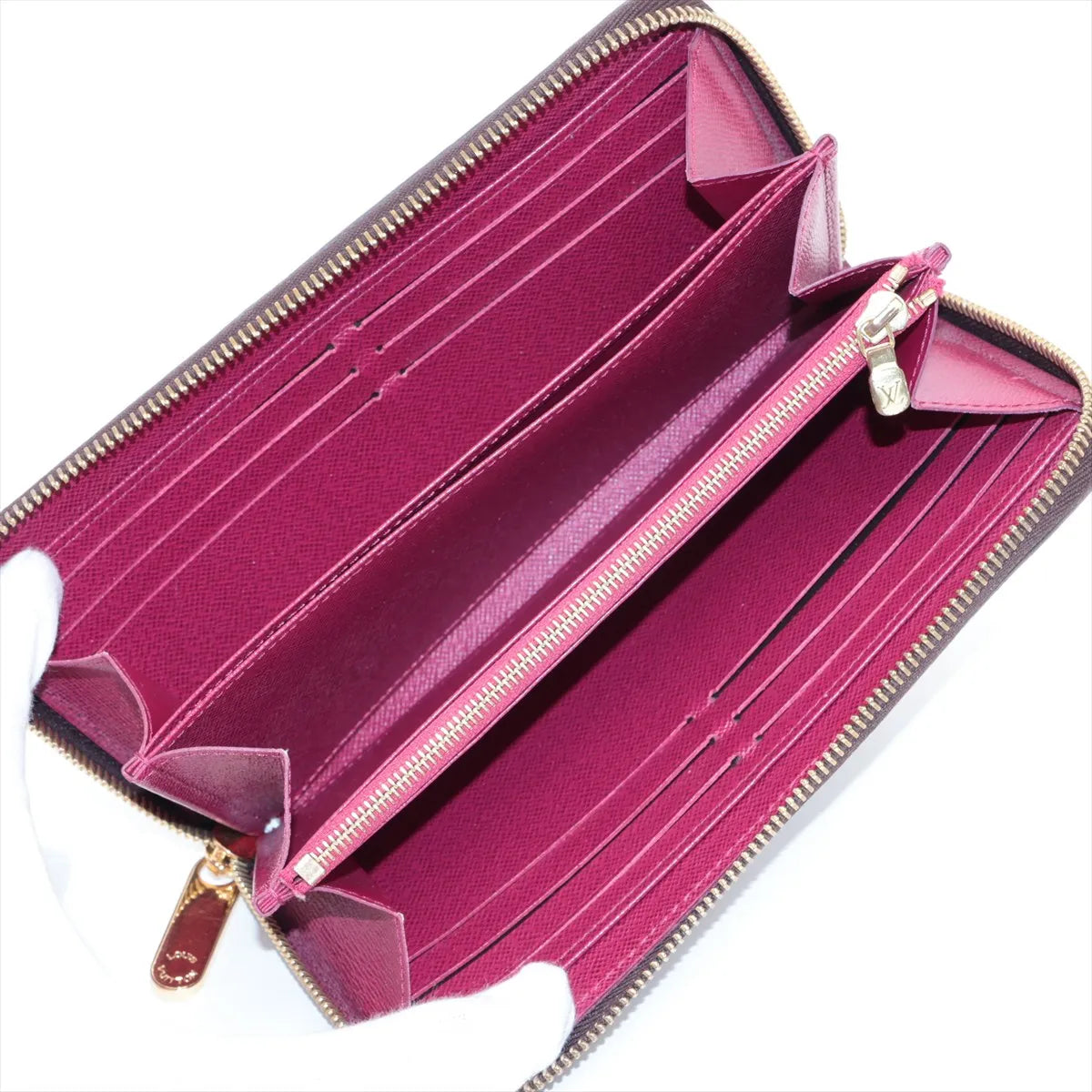 Louis Vuitton Monogram Zippy Wallet Fuchsia