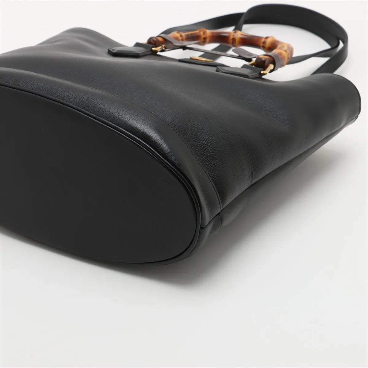 Gucci Bamboo Diana Leather Tote Bag Black