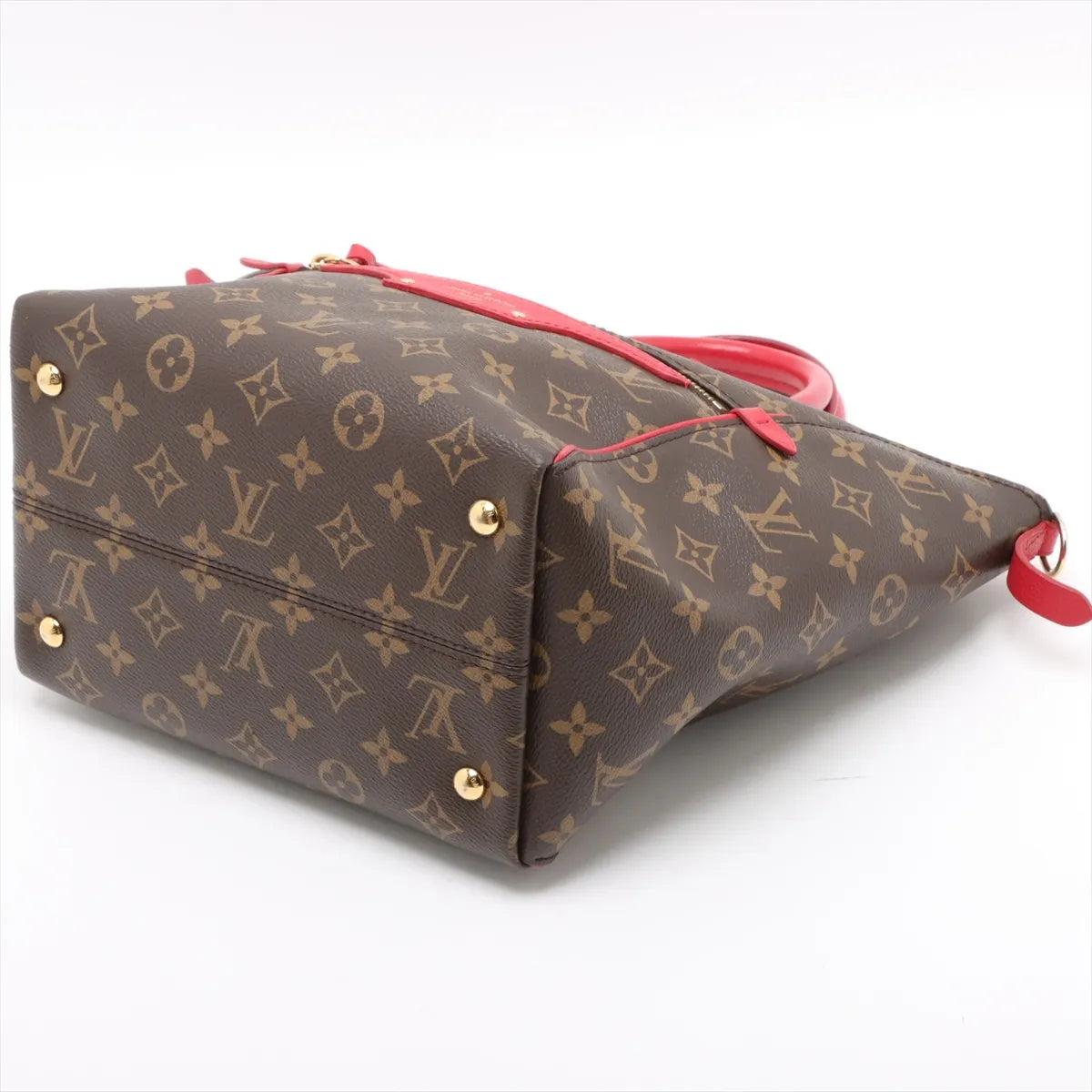 Louis Vuitton Monogram Tournelle PM Brown x Red