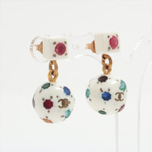 Load image into Gallery viewer, Chanel Multicolor Stone Soccer Ball Earring