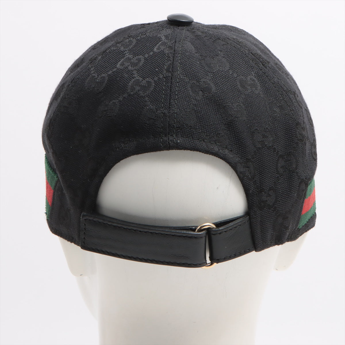 Gucci Original GG Canvas Baseball Hat with Web Black