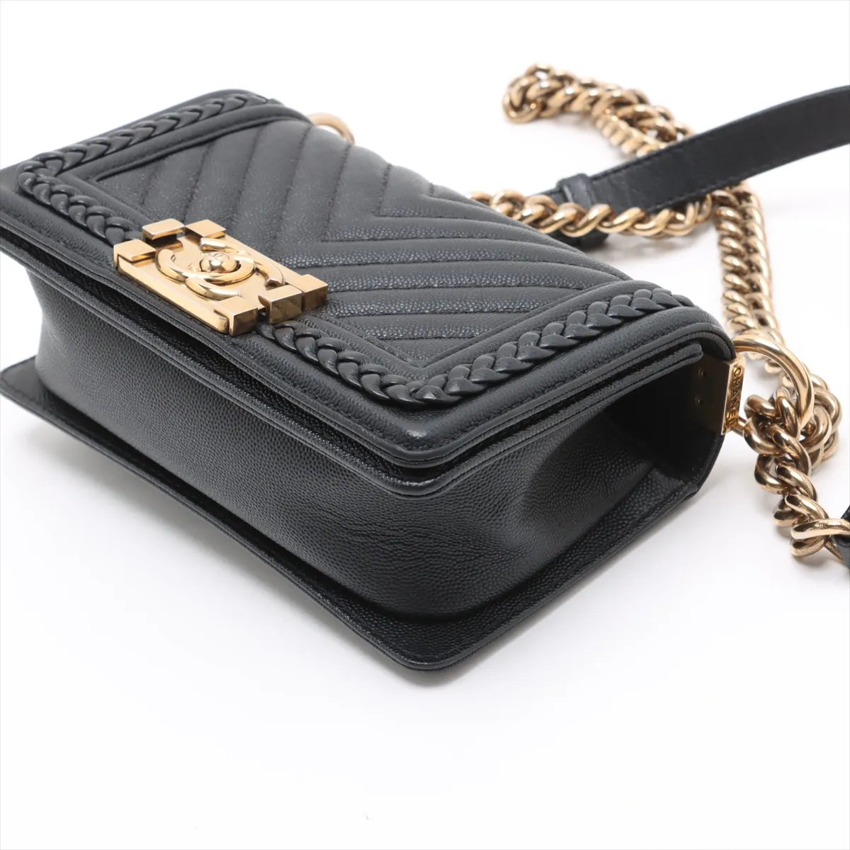 Chanel Boy Chanel 20 Small Chain Shoulder Bag Black