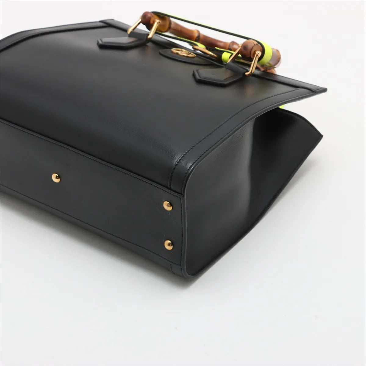 Gucci Bamboo Diana Leather Two-Way Handbag Black