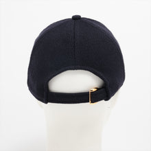 Load image into Gallery viewer, Celine Triomphe Wool &amp; Nylon Baseball Cap Black x White