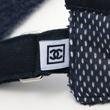 Load image into Gallery viewer, Chanel CC Logo Sun Visor Mesh Navy Blue